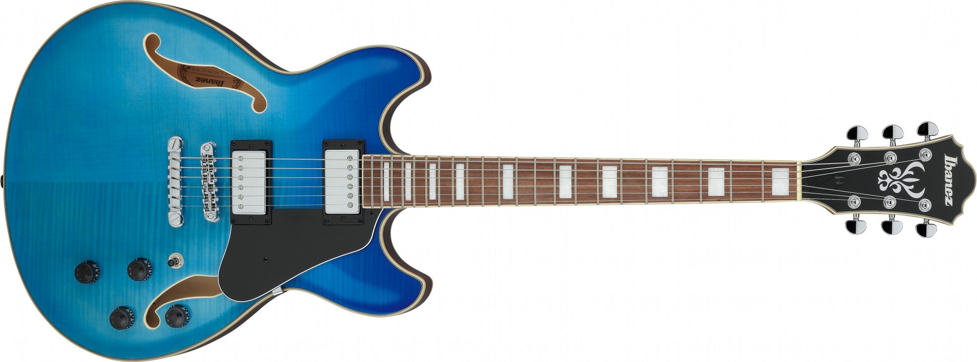 Levně Ibanez AS73FM Azure Blue Gradation