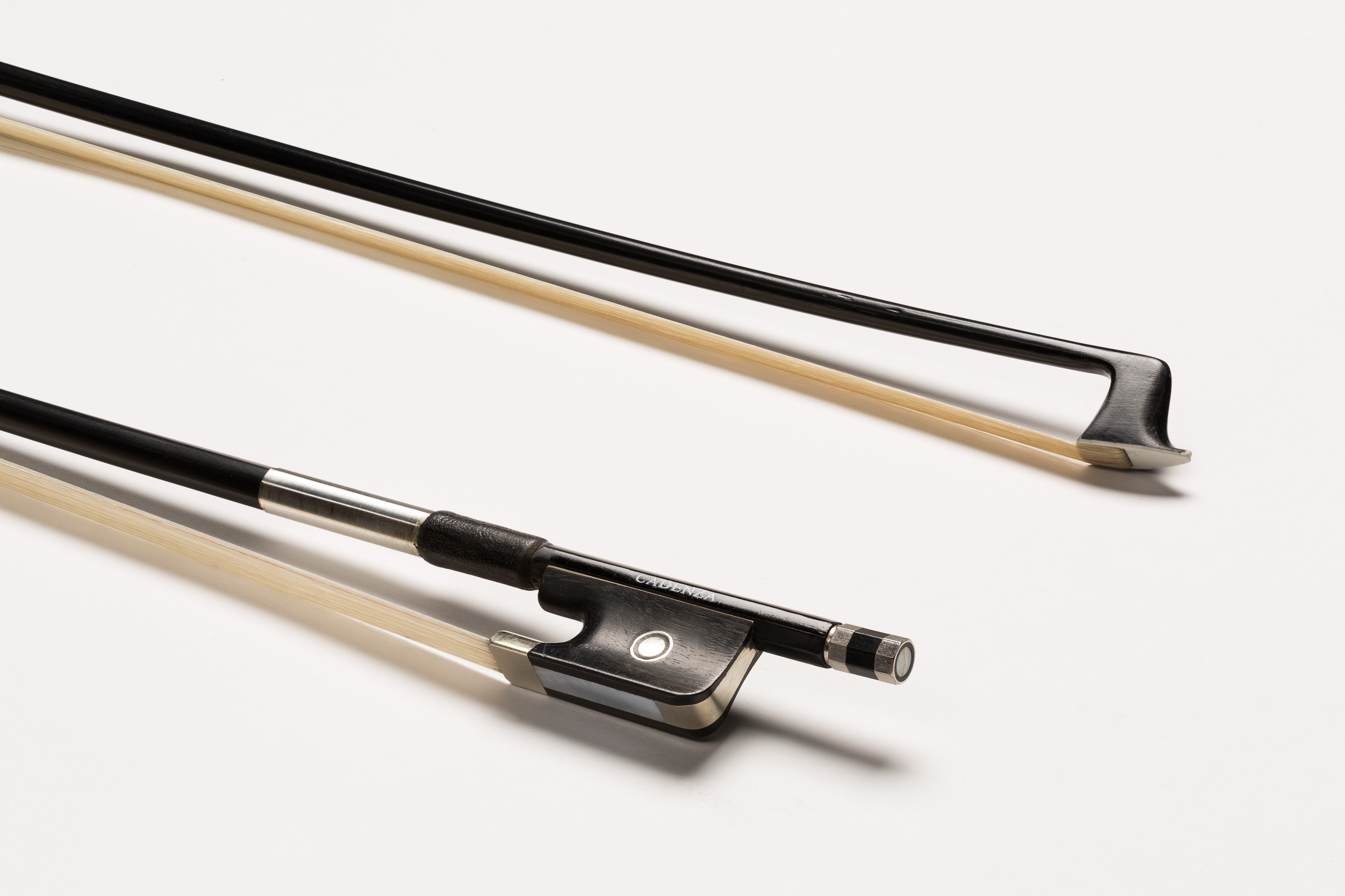 Levně Eastman Cadenza Black CF Bass Bow 3/4