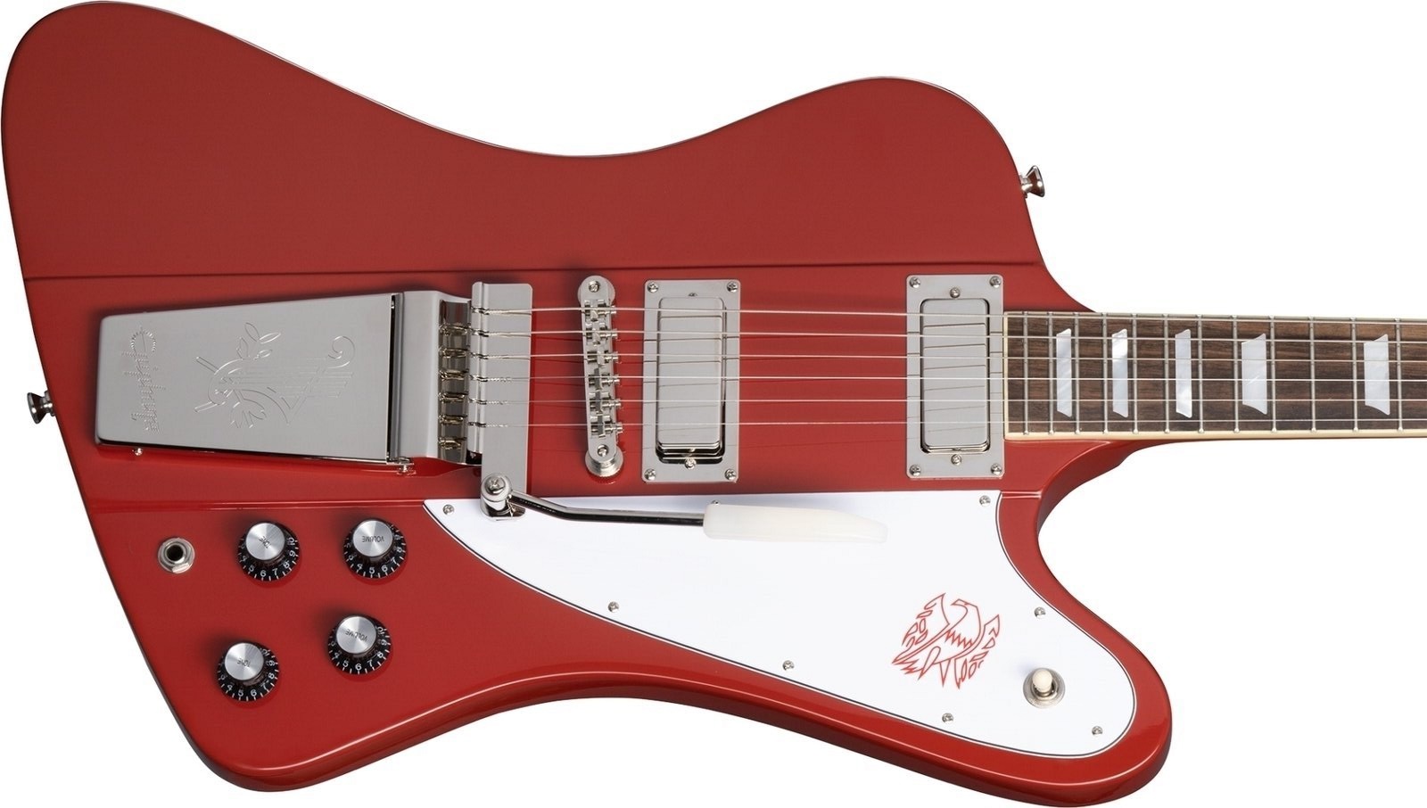 Epiphone 1963 Firebird V Maestro Vibrola Ember Red (obrázek 3)
