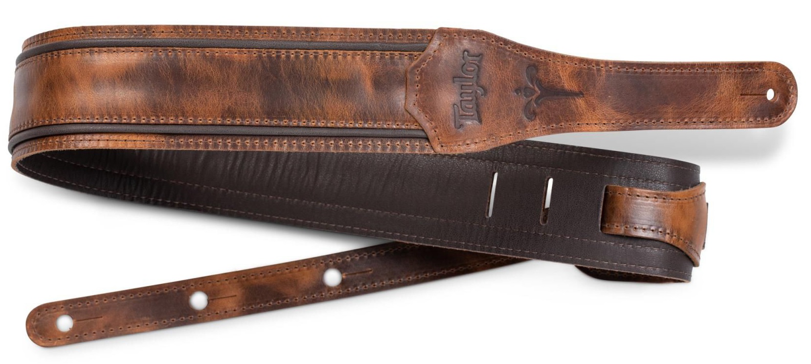 Levně Taylor Fountain Leather strap Weathered Brown