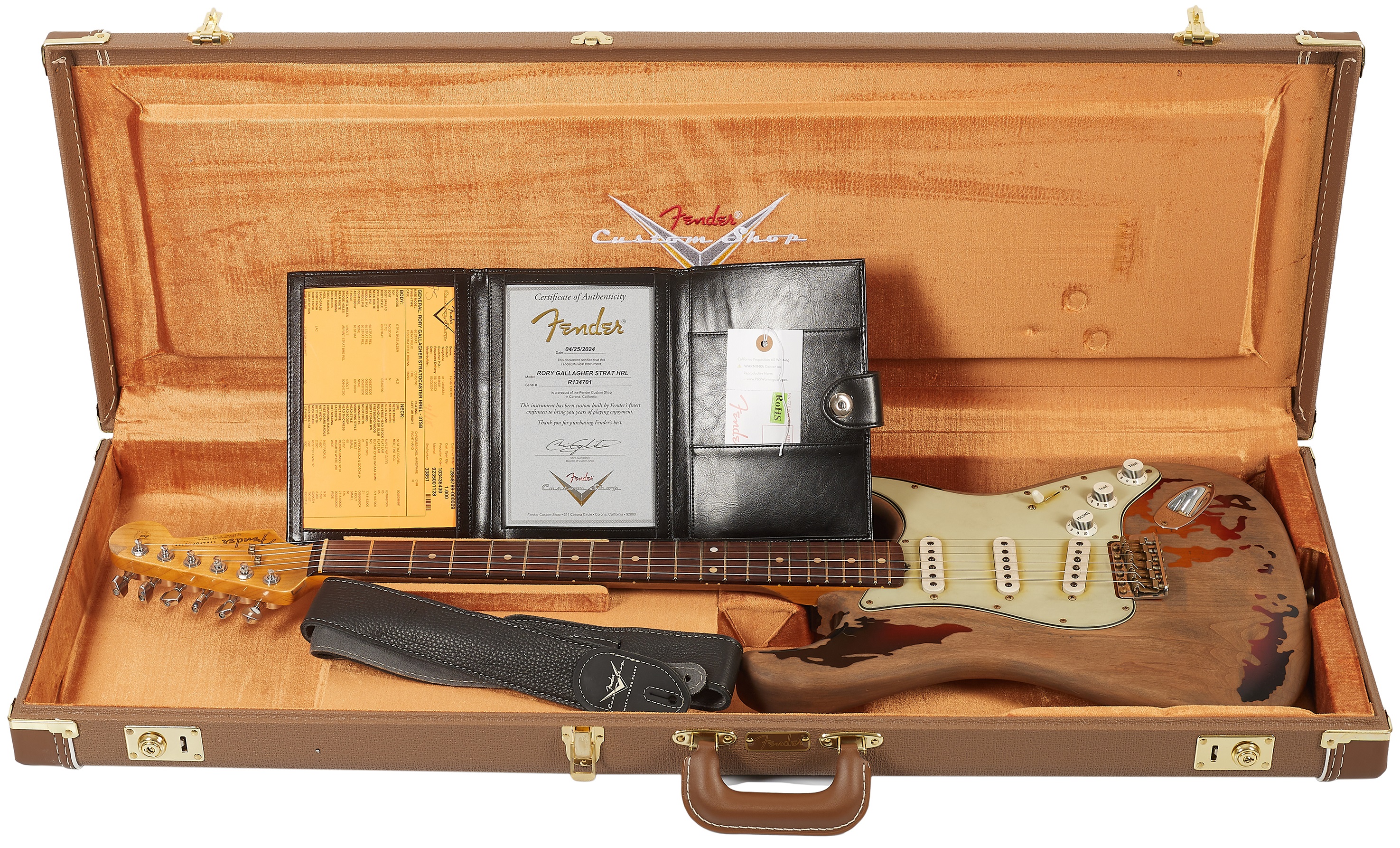 Fender Custom Shop Rory Gallagher Signature Stratocaster Relic 3TSB (obrázek 9)