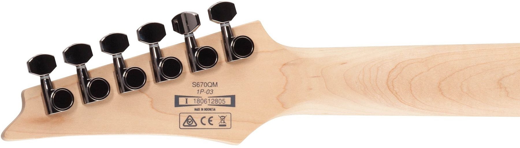 Ibanez S670QM Sapphire Blue (obrázek 5)