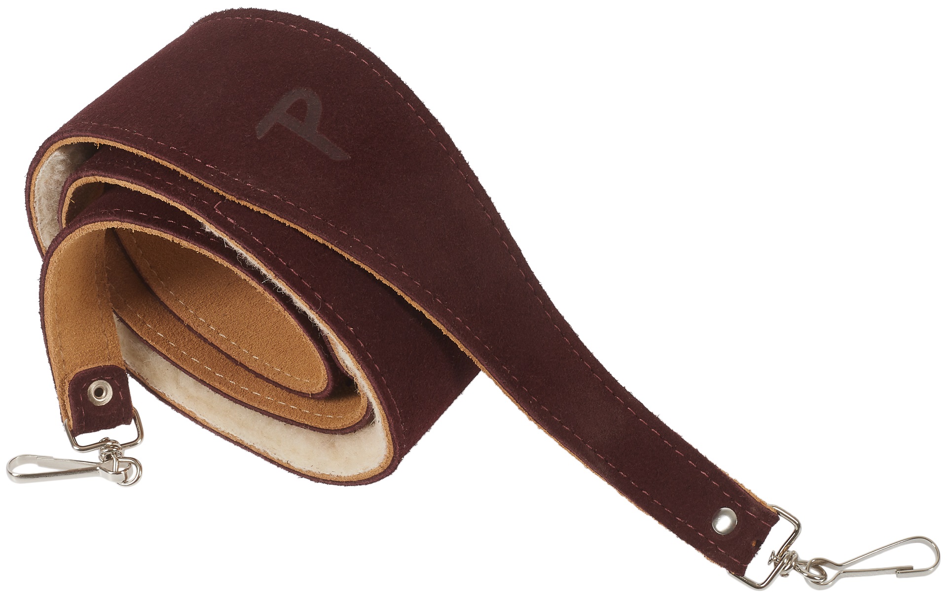 Levně Perri's Leathers 7664 2.5” Soft Suede Sheepskin Padded Banjo Strap wit