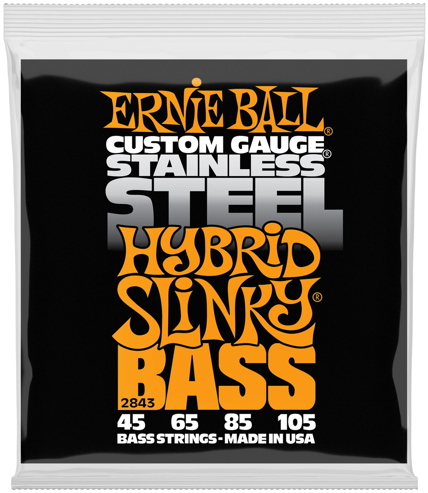 Levně Ernie Ball 2843 Hybrid Slinky Stainless Steel Electric Bass 45-105