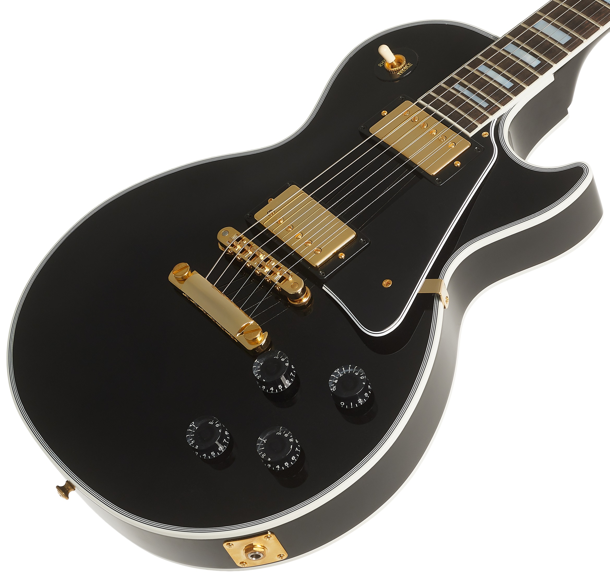 Gibson Custom Les Paul Custom w/ Ebony Fingerboard Gloss Ebony (obrázek 3)