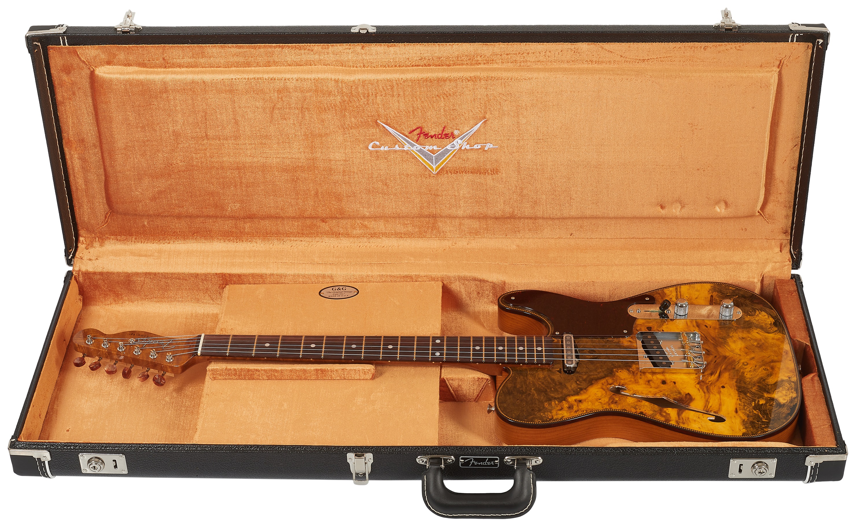 Fender Custom Shop Artisan Buckeye Double Esquire NOS RW Aged Natural (obrázek 6)