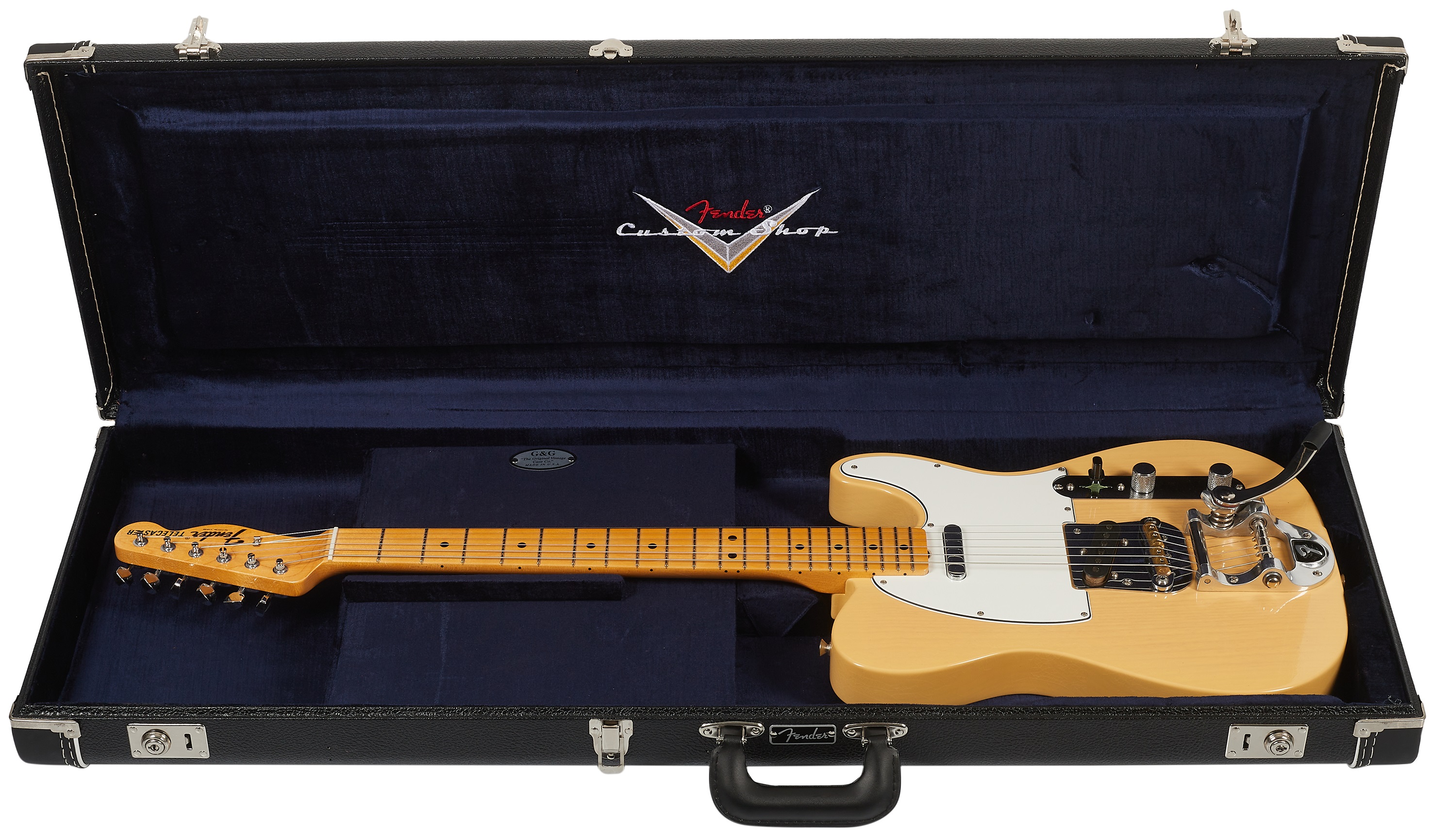 Fender Custom Shop 67 Telecaster Bigsby DLX Closet Classic NATBL (obrázek 8)