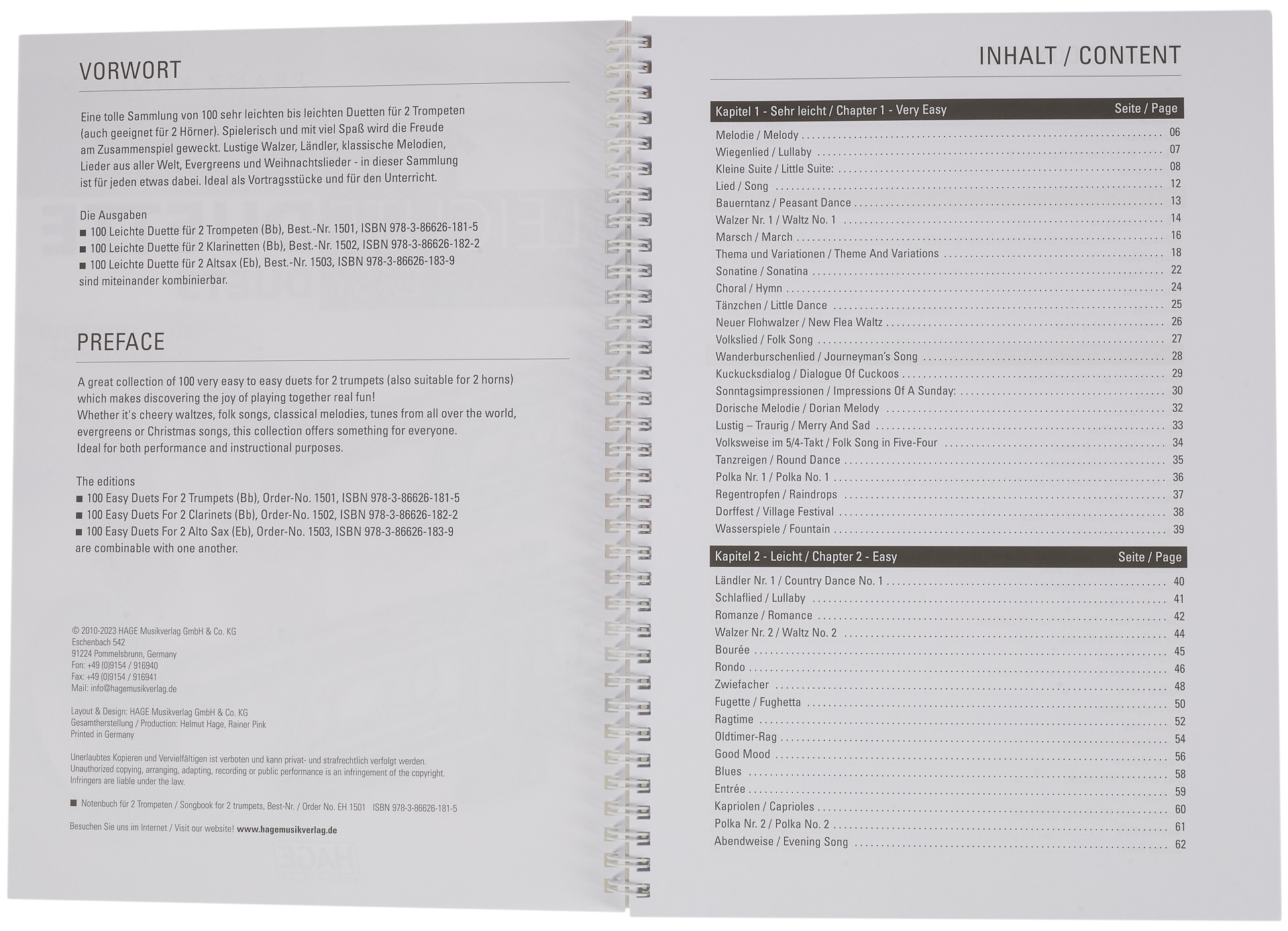 MS 100 Easy duets for 2 trumpets (obrázek 3)