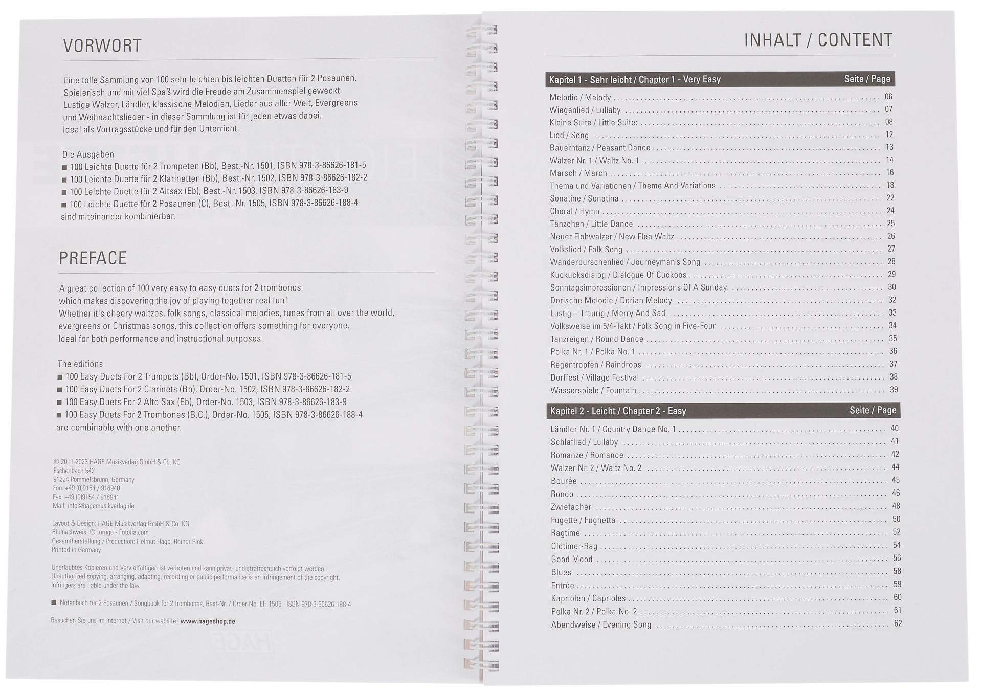 MS 100 Easy duets for 2 trombones (obrázek 3)