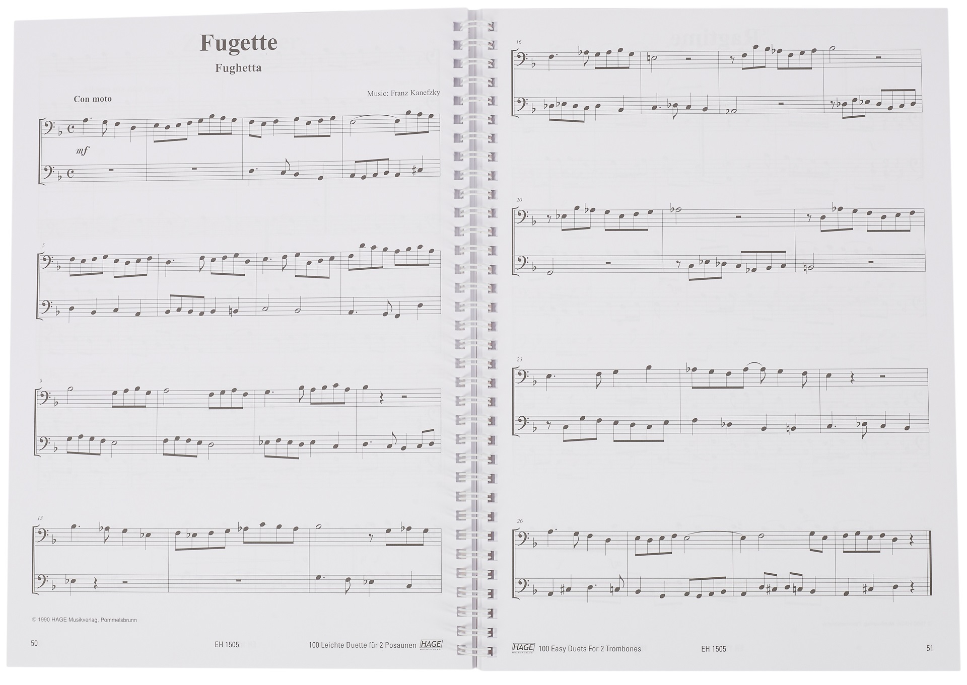 MS 100 Easy duets for 2 trombones (obrázek 5)