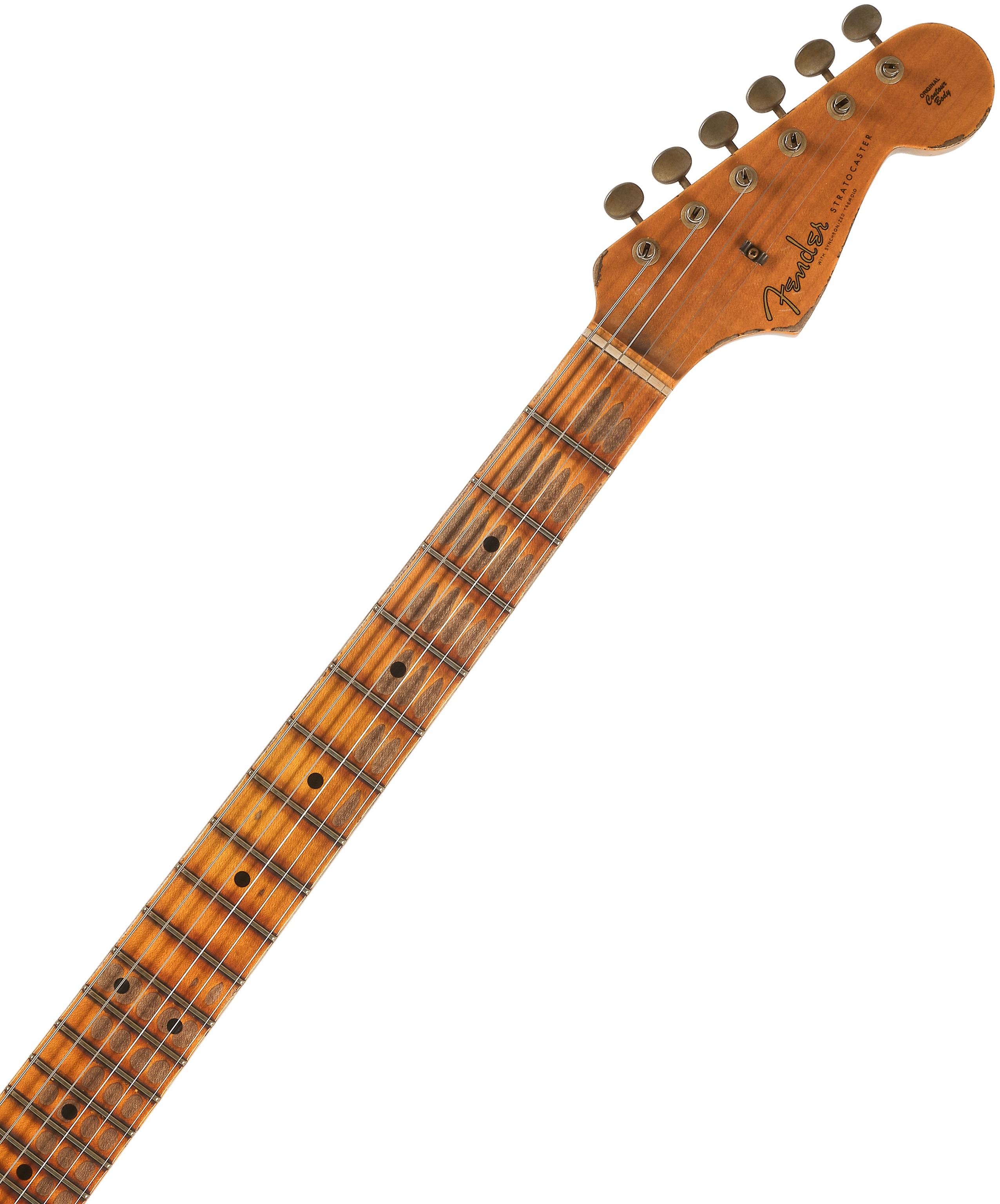 Fender Custom Shop 57 Stratocaster Heavy Relic Faded Aged Cimarron Red (obrázek 4)