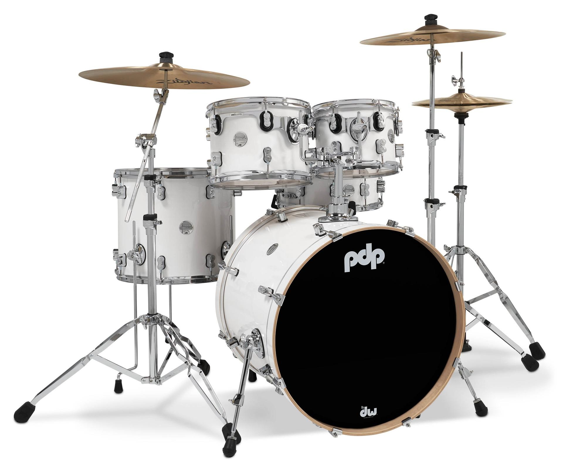Levně PDP Concept Maple 5 Piece Set Pearlescent White Laquer