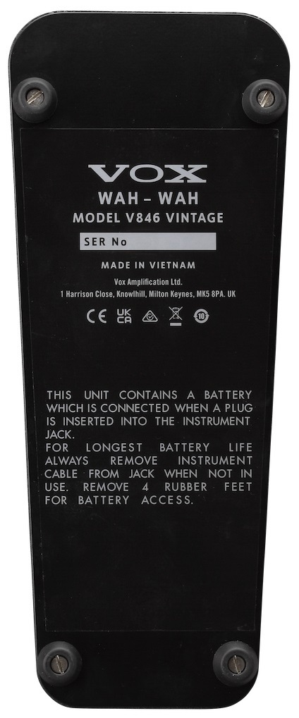 Vox V846 Vintage Wah (obrázek 3)