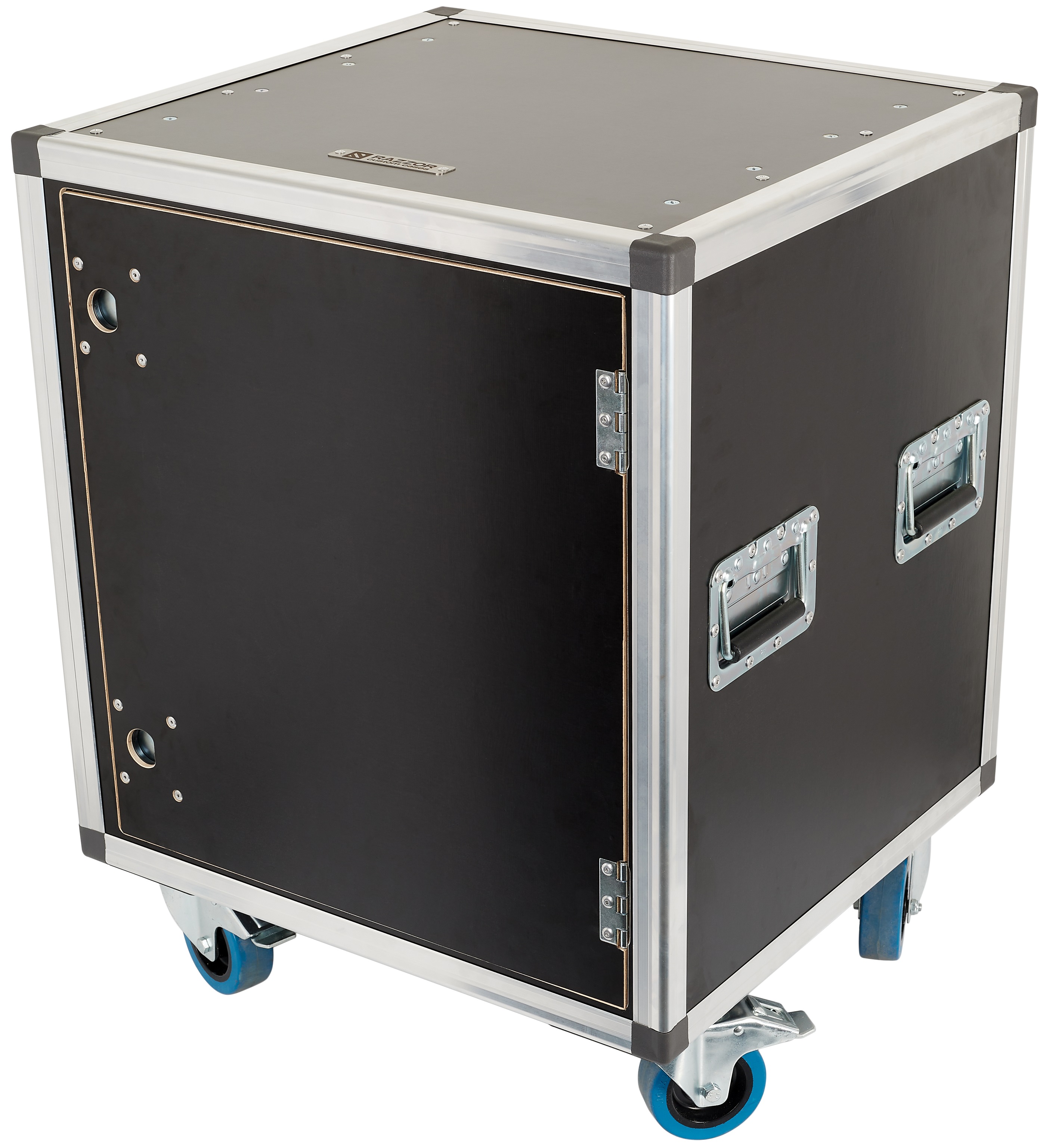 Razzor Cases FUSION 12U sliding door rack 415 odpružený s kolečky (obrázek 3)