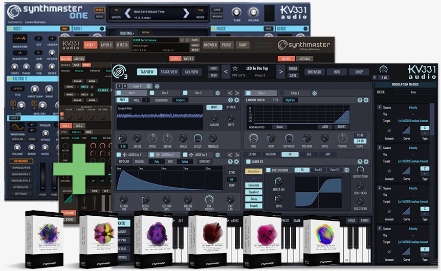 Levně KV331 Audio SynthMaster Std Bdl < SM 2 UPG