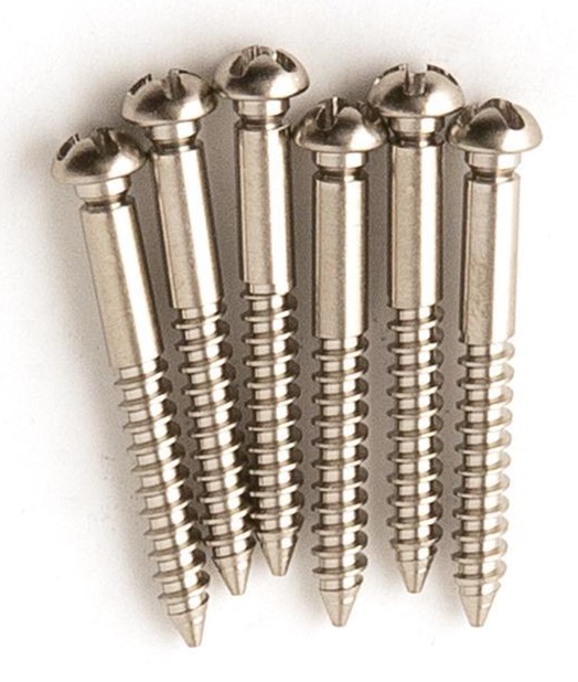 PRS Tremolo Bridge Knife Edge Screws (6), Nickel
