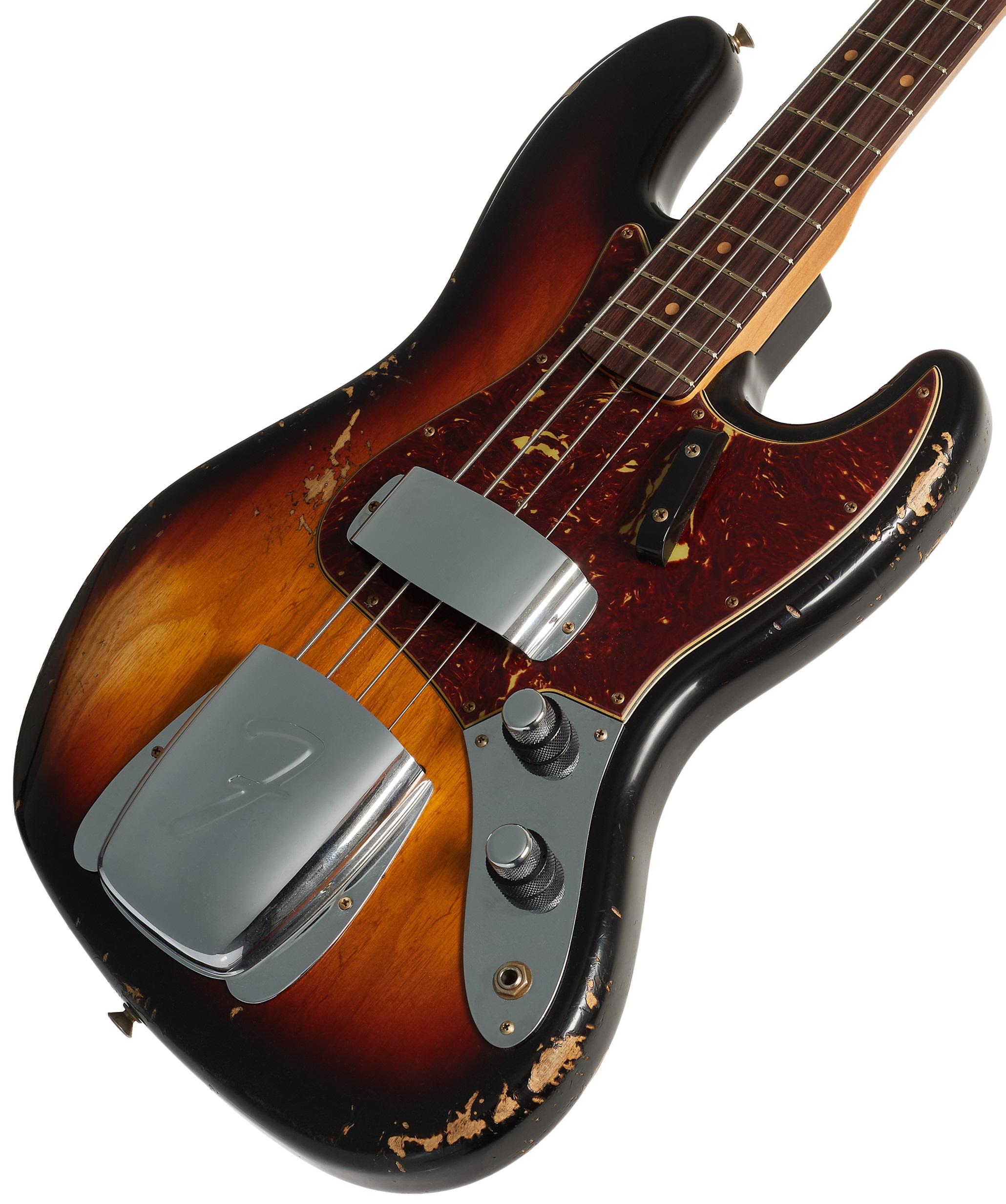 Fender Custom Shop 61 Jazz Bass Heavy Relic 3-Color Sunburst (obrázek 3)