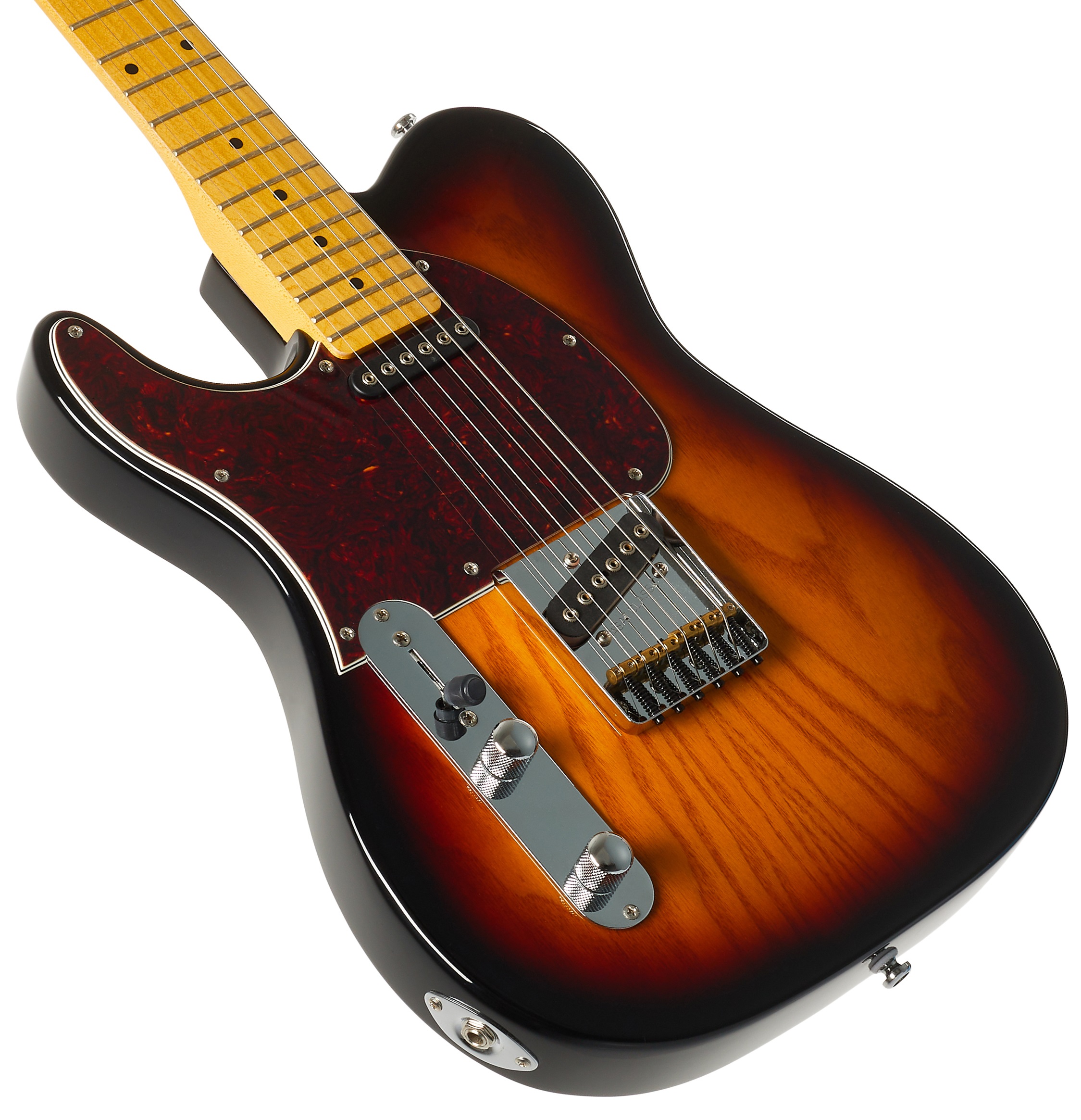 G&L Tribute ASAT Classic Lefty 3-Tone Sunburst MP (obrázek 3)