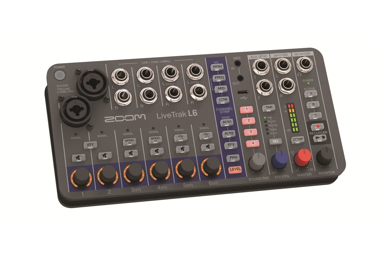 Zoom LiveTrak L-6 (obrázek 4)