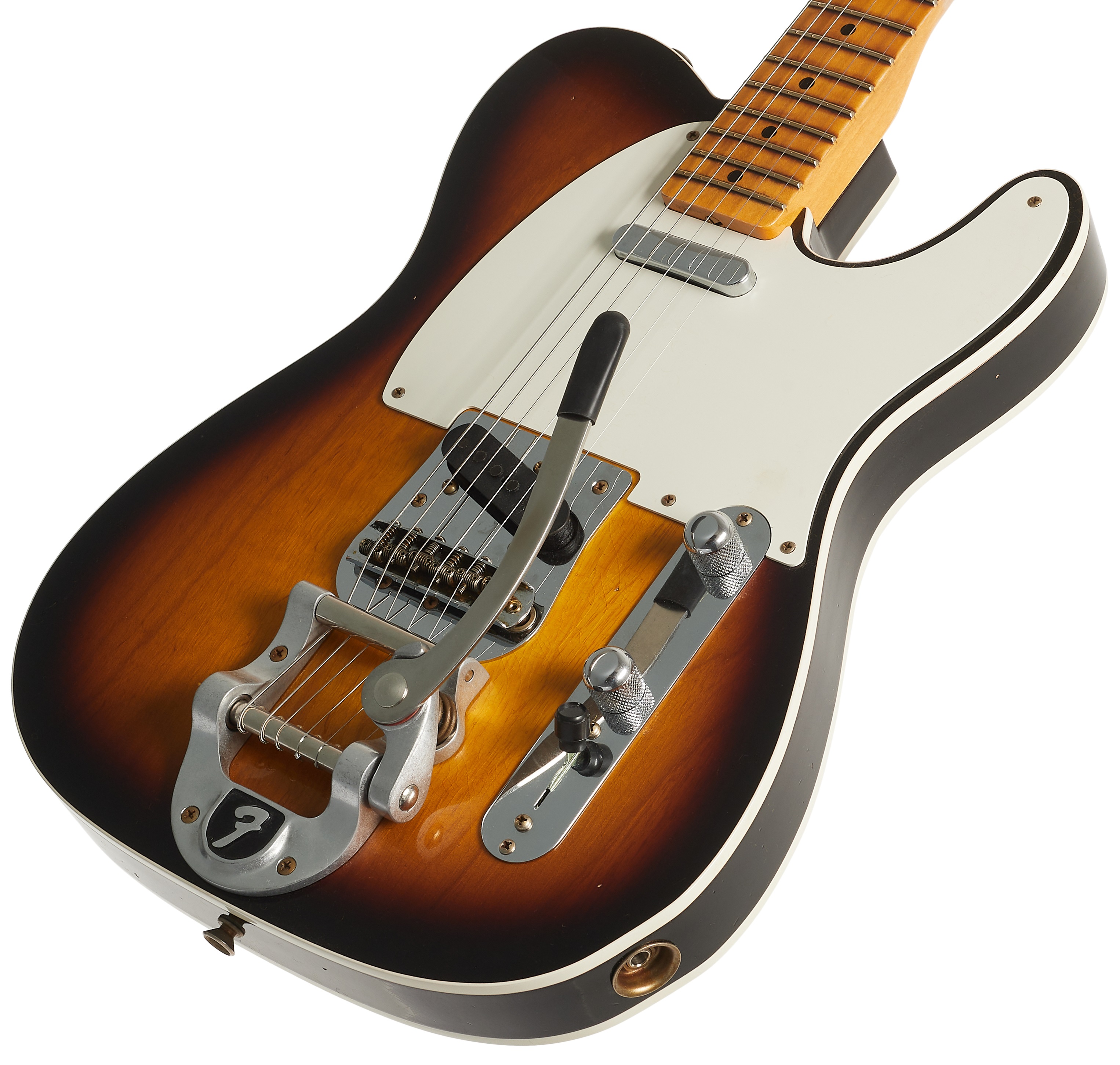 Fender Custom Shop Twisted Telecaster Custom JRN Relic 2-Color Sunburs (obrázek 3)
