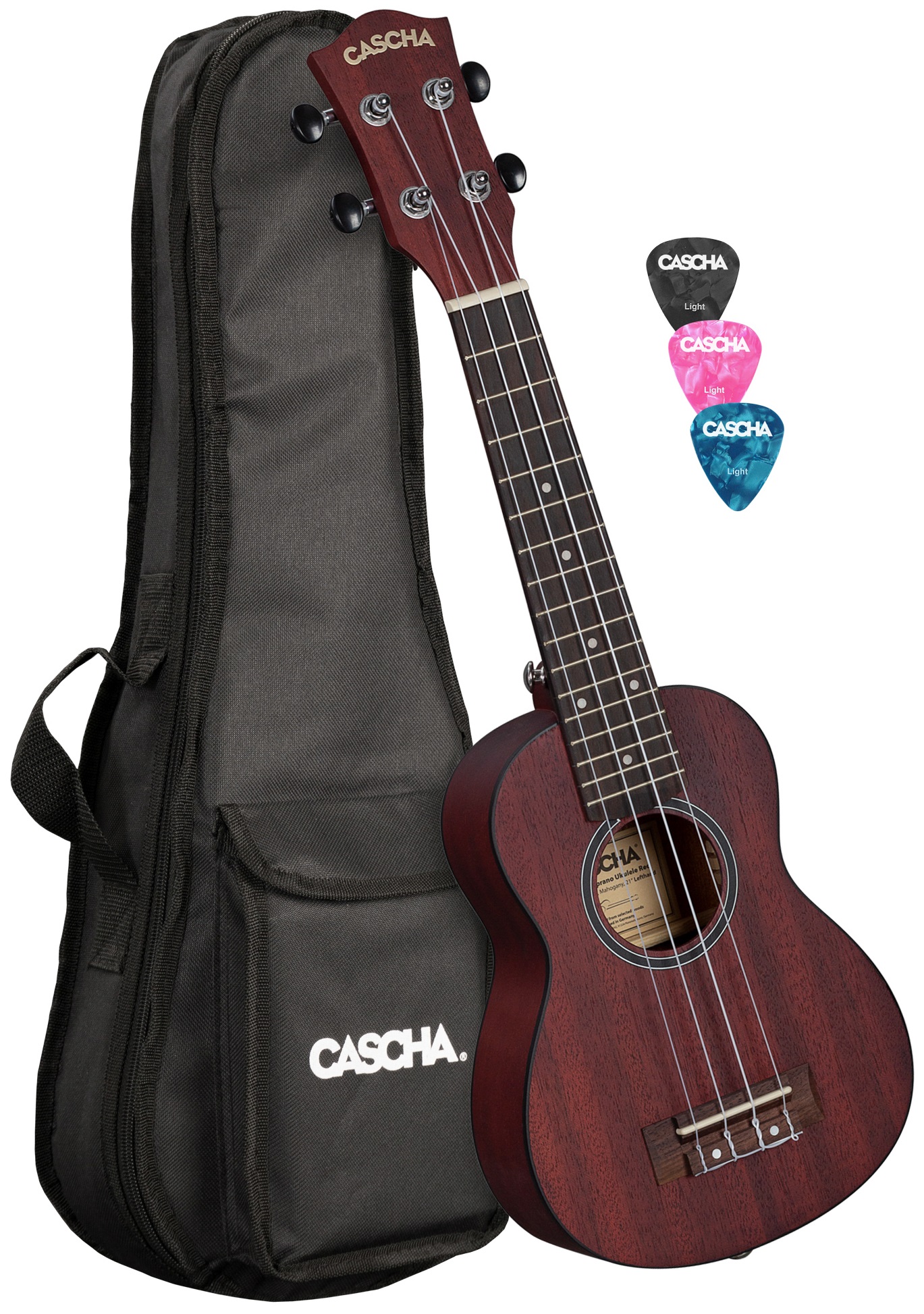 Cascha HH 2263L Soprano Mahogany LH Red (obrázek 3)