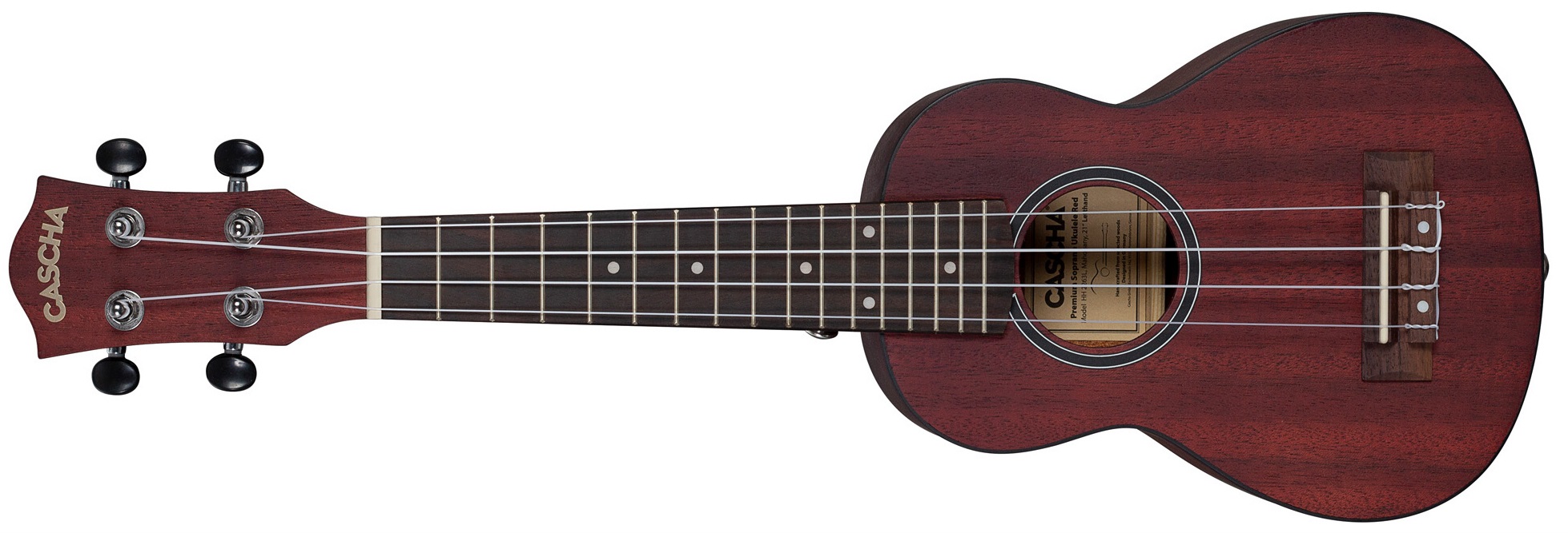 Levně Cascha HH 2263L Soprano Mahogany LH Red