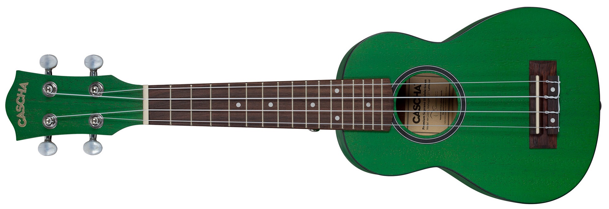 Levně Cascha HH 2265L Soprano Mahogany LH Green