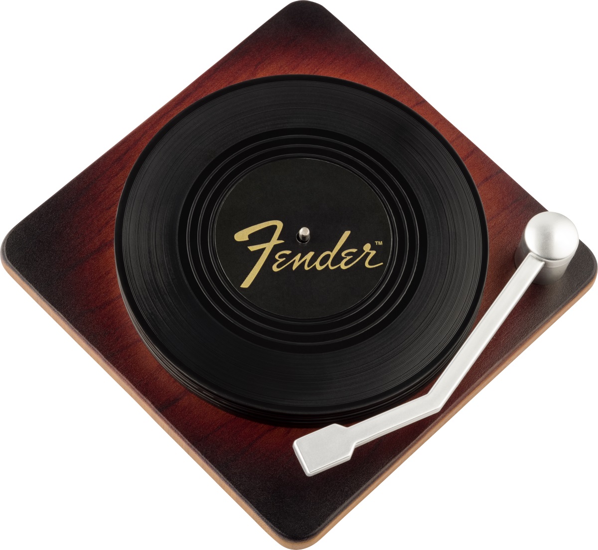 Fender Sunburst Turntable Coaster Set (obrázek 3)