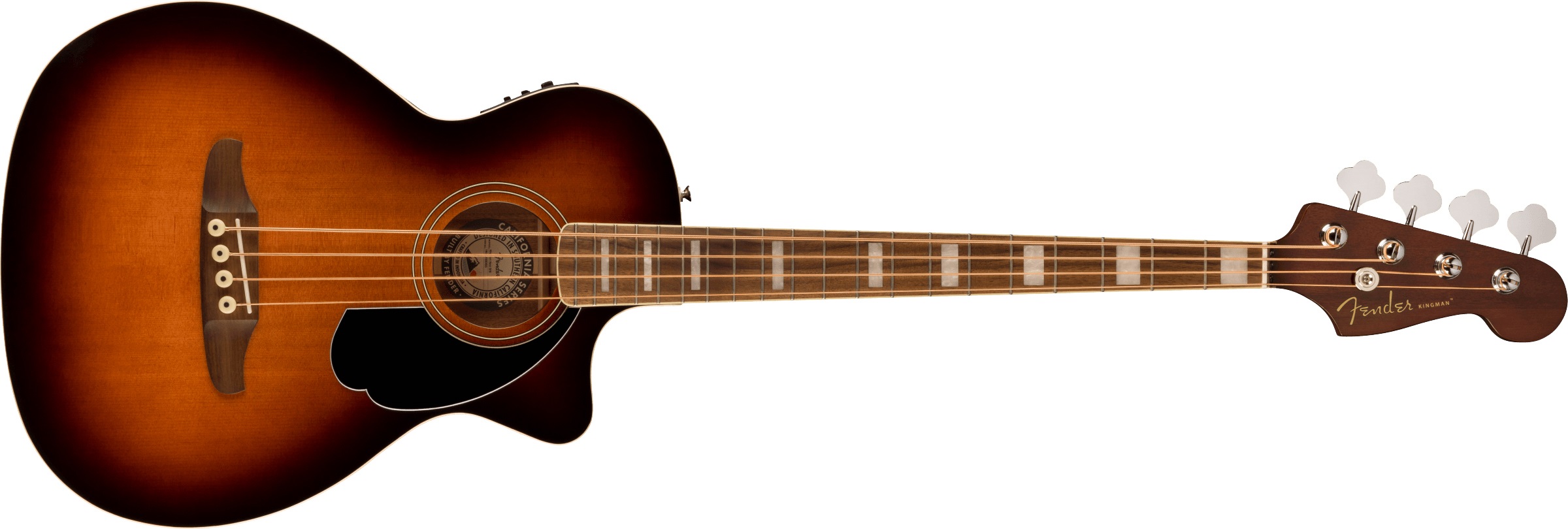 Levně Fender Kingman Bass, Walnut Fingerboard, Black Pickguard, Shaded Edge