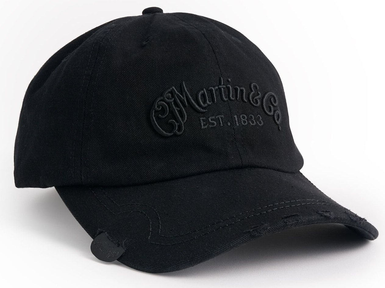 Levně Martin Baseball Cap Pick Black/Black Logo