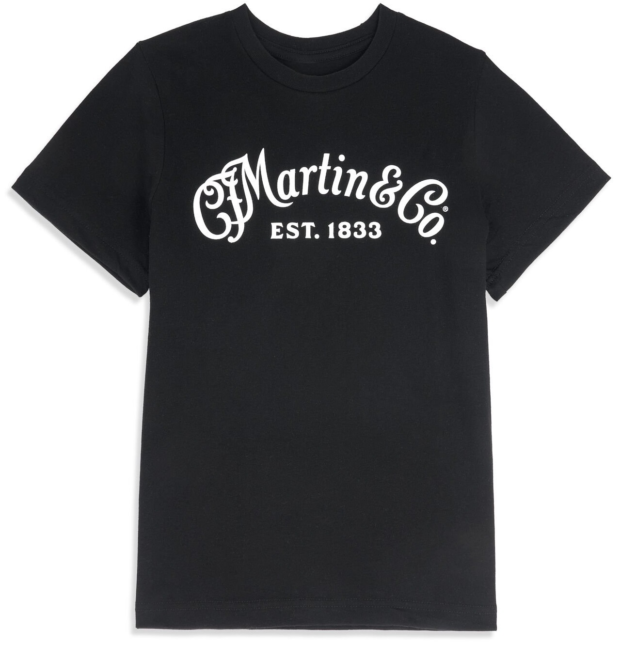 Levně Martin Youth Tee Black/White Logo S