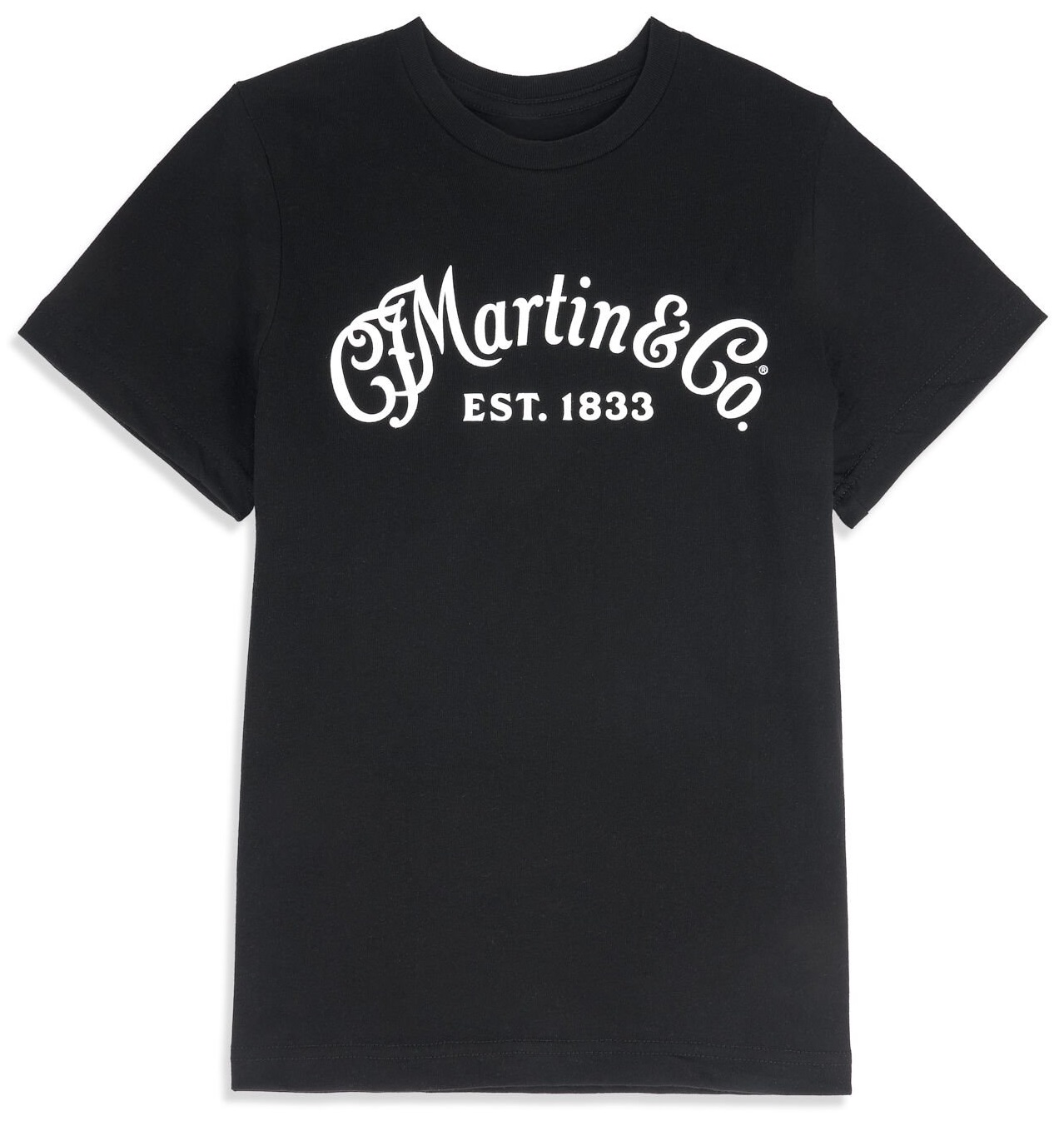 Levně Martin Youth Tee Black/White Logo L