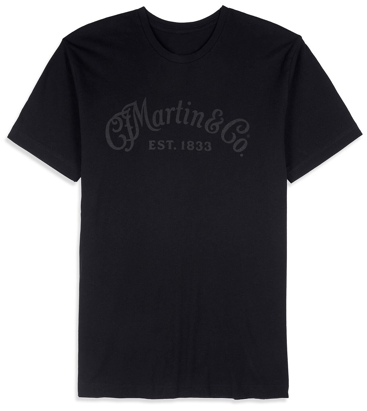 Levně Martin Men's Tee Tone on Tone Black XXL