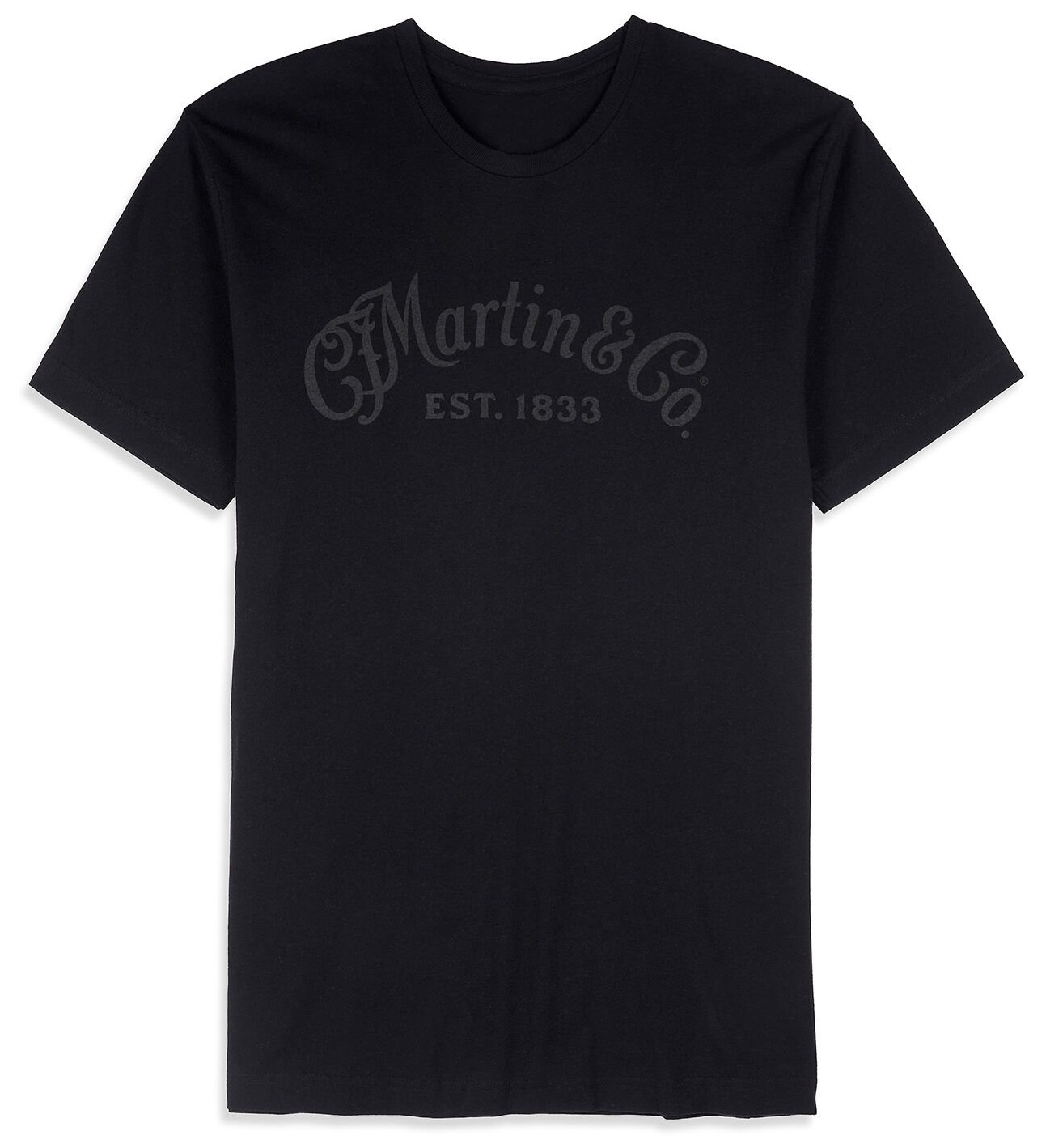 Levně Martin Men's Tee Tone on Tone Black 4XL