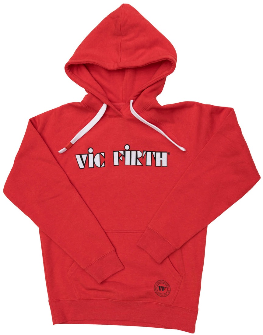 Levně Vic Firth Red Pullover Hoodie L