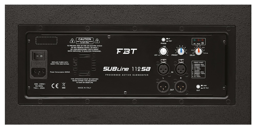 FBT SUBLINE 112SA (obrázek 3)