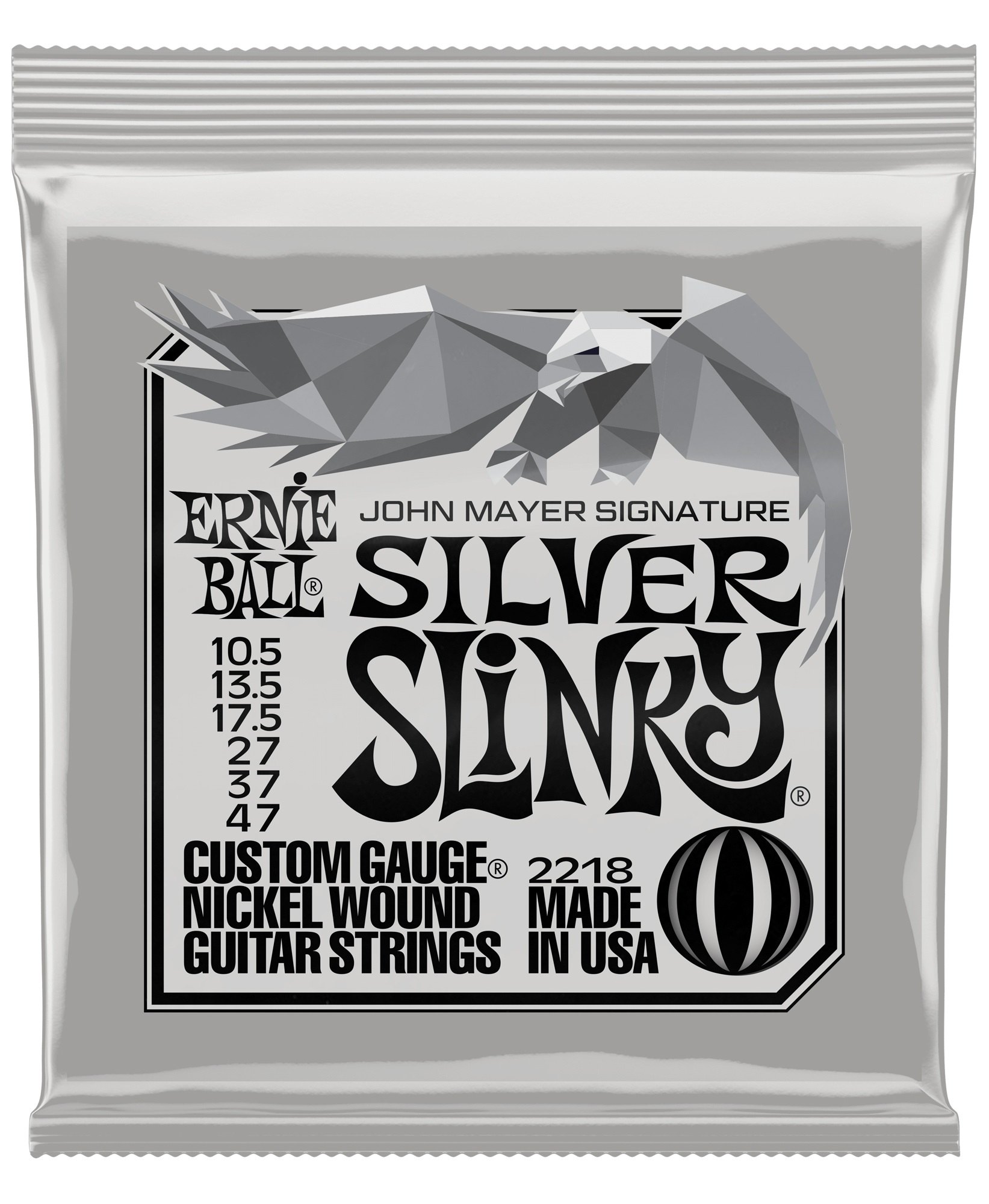 Levně Ernie Ball 2218 John Mayer Silver Slinky