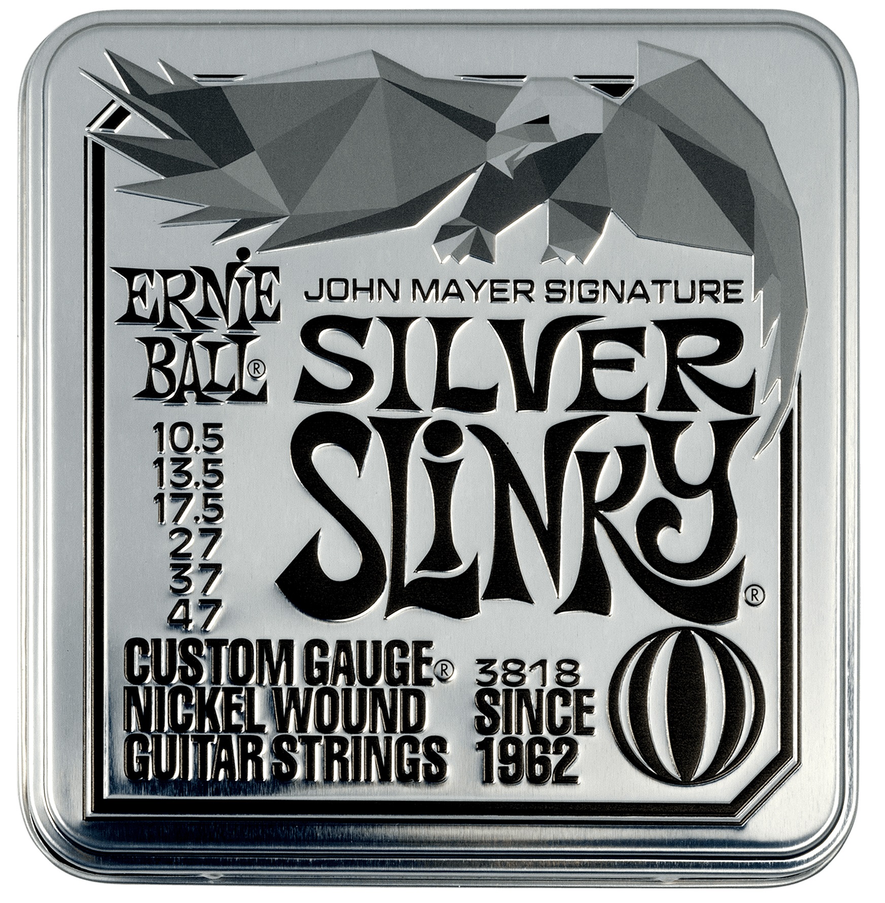 Levně Ernie Ball John Mayer Silver Slinky 3-pack Tin