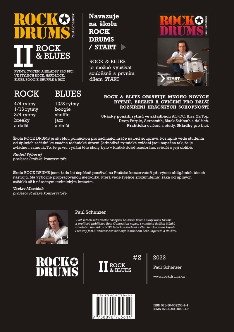 KN Paul Schenzer - ROCK DRUMS II / ROCK & BLUES (obrázek 5)