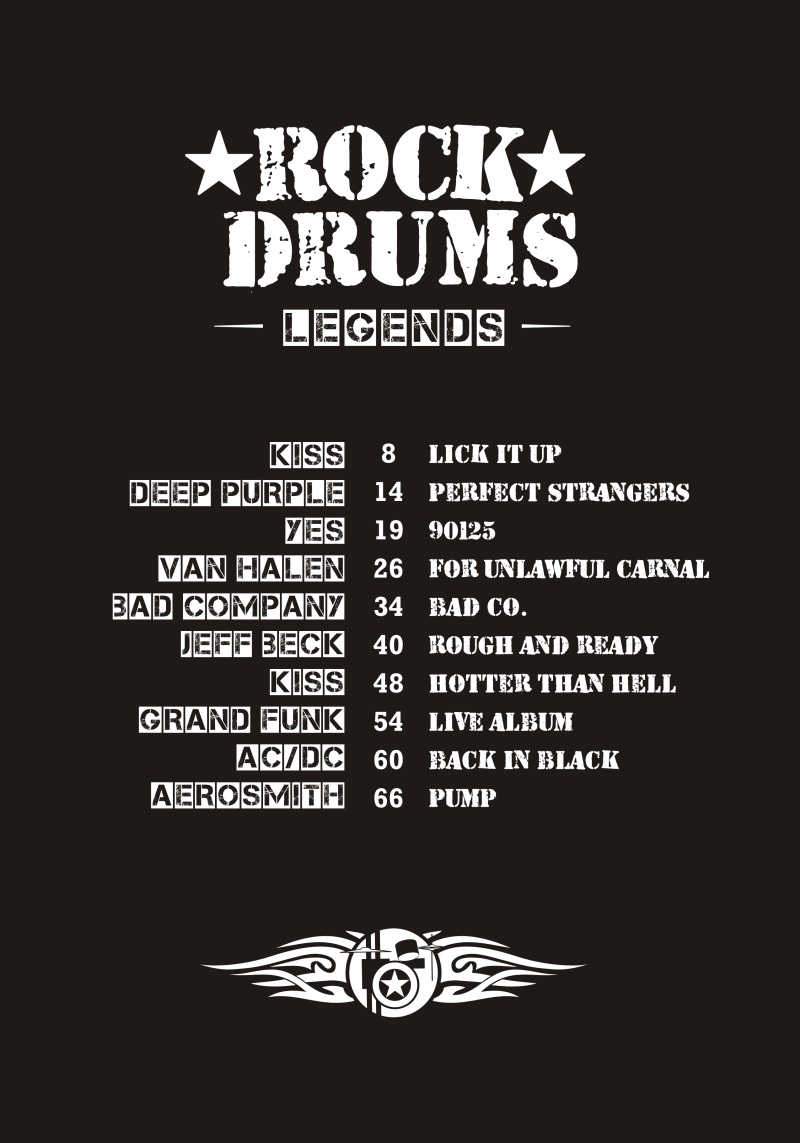 KN Paul Schenzer - ROCK DRUMS LEGENDS (obrázek 3)