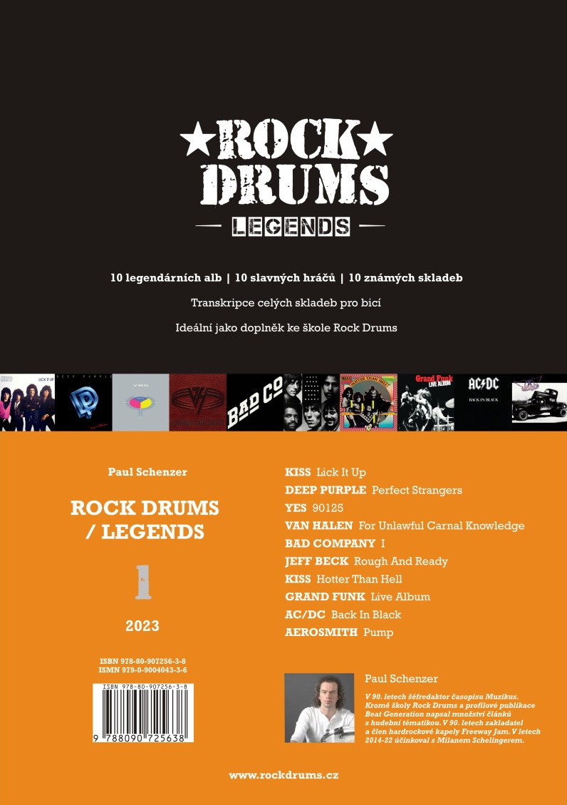KN Paul Schenzer - ROCK DRUMS LEGENDS (obrázek 5)
