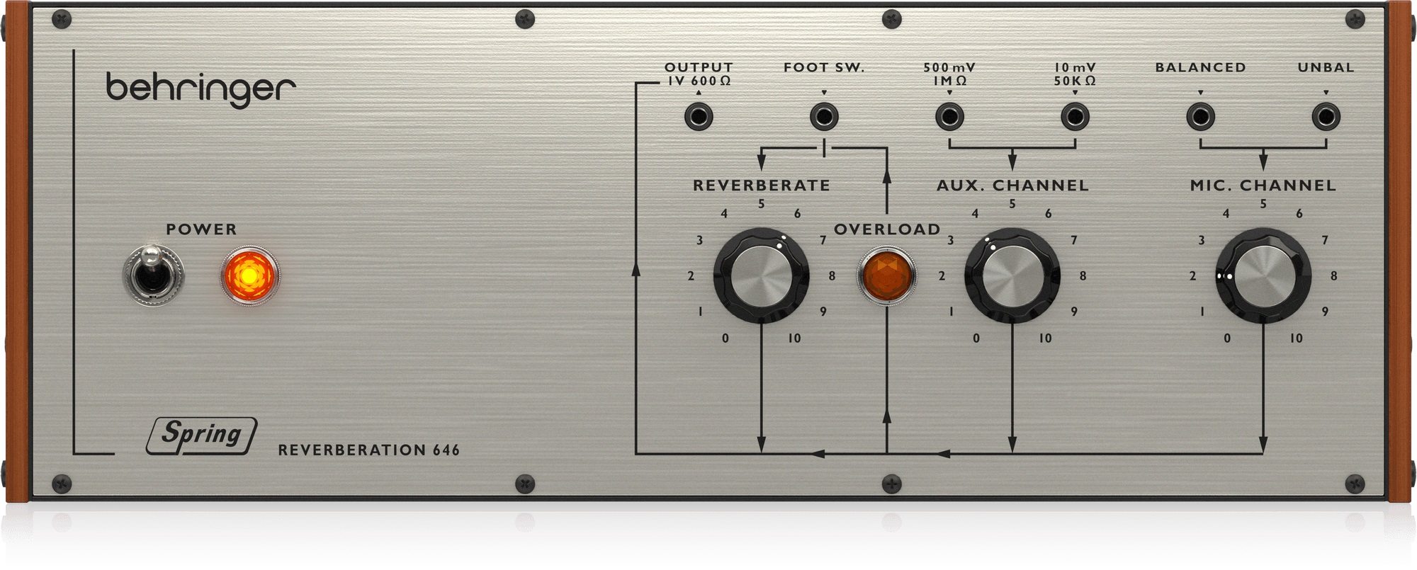 Levně Behringer SPRING REVERBERATION UNIT TYPE 646