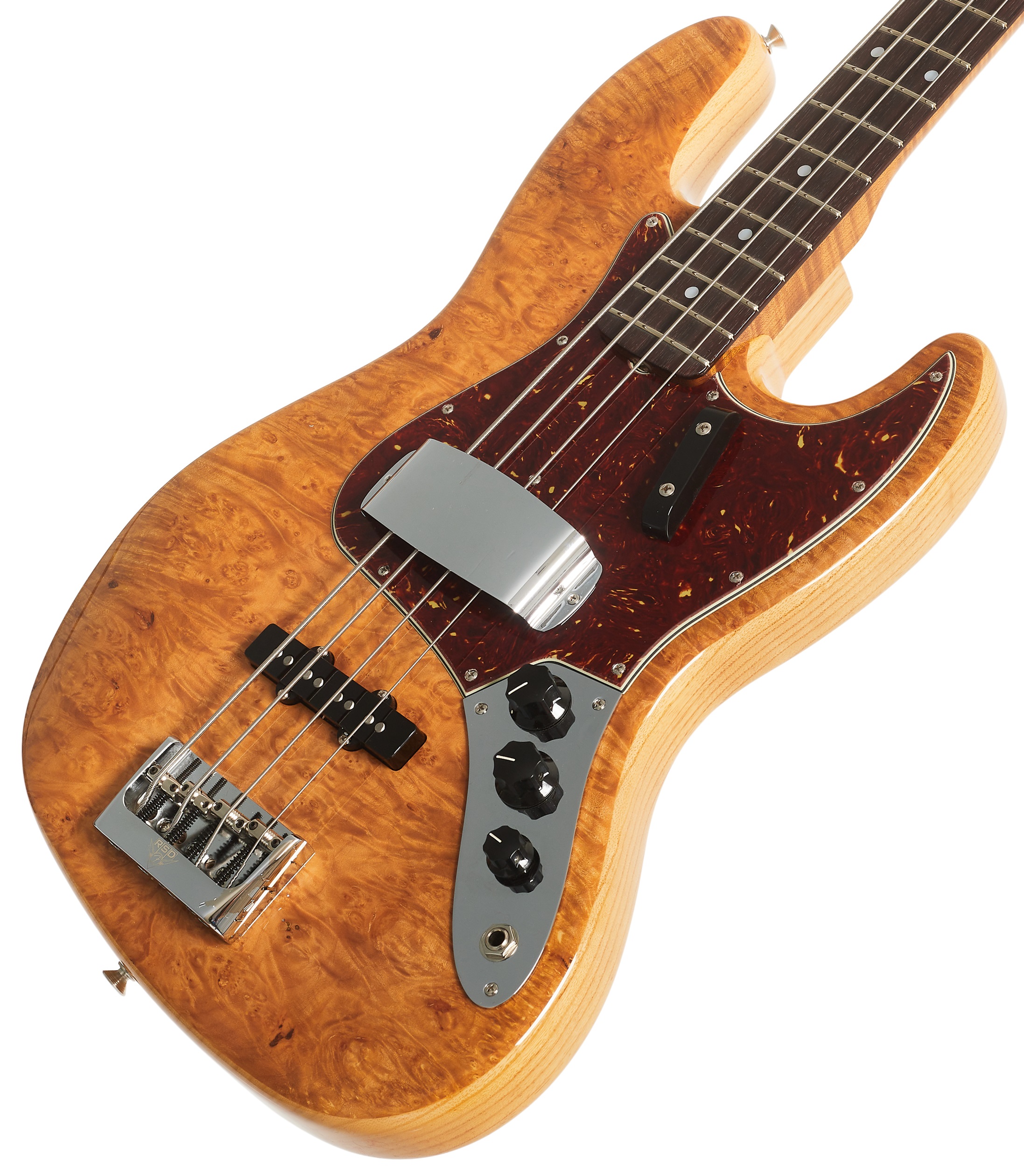 Fender Custom Shop Artisan Maple Burl Jazz Bass NOS (obrázek 3)