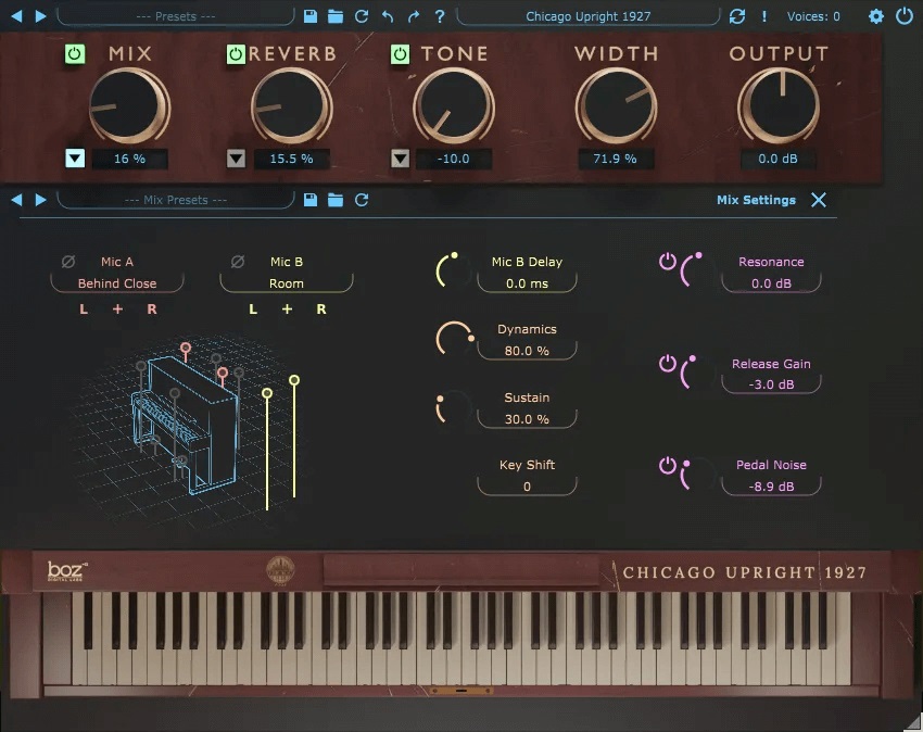Levně BOZ Digital Chicago Upright 1927 Pro