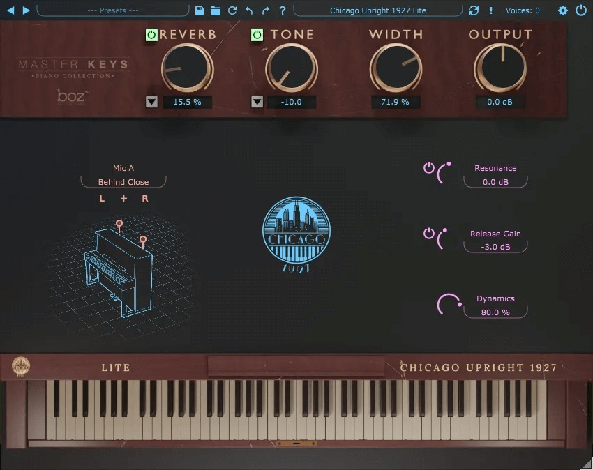 Levně BOZ Digital Chicago Upright 1927 Lite