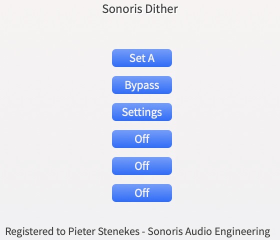 SONORIS Dither
