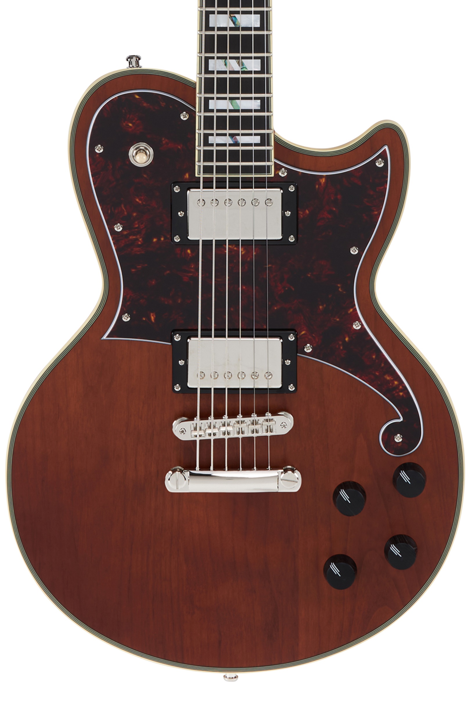 D'Angelico Deluxe Atlantic Baritone Satin Walnut (obrázek 3)