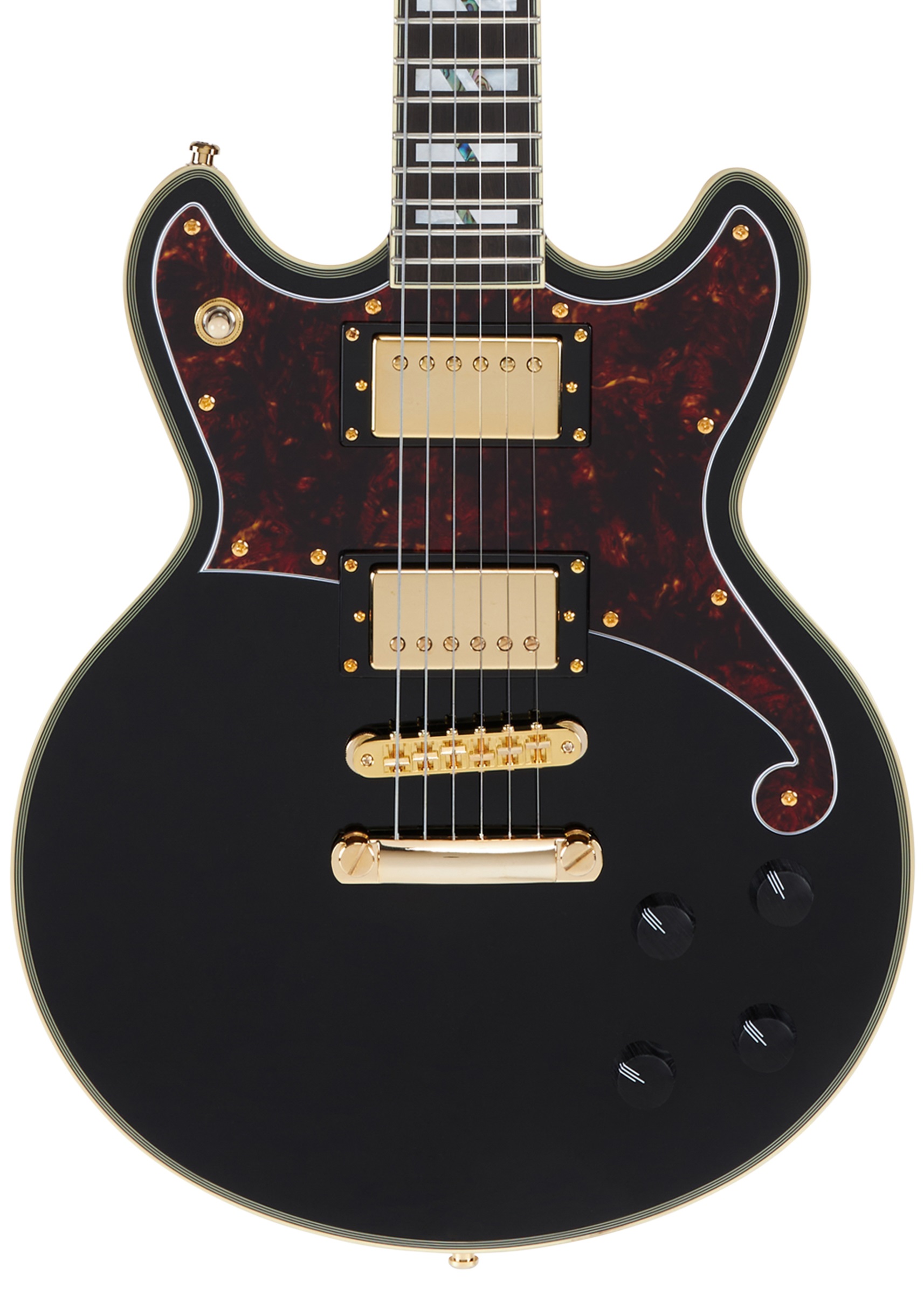 D'Angelico Deluxe Brighton Black (obrázek 3)