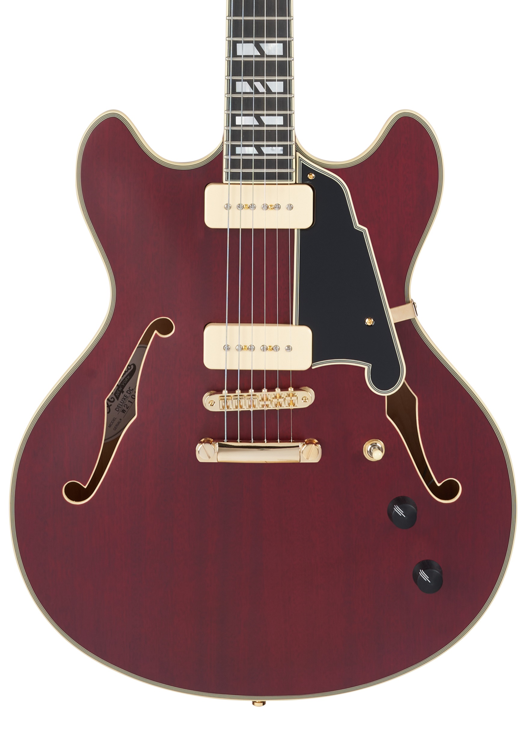 D'Angelico Deluxe DC Trans Wine (obrázek 3)