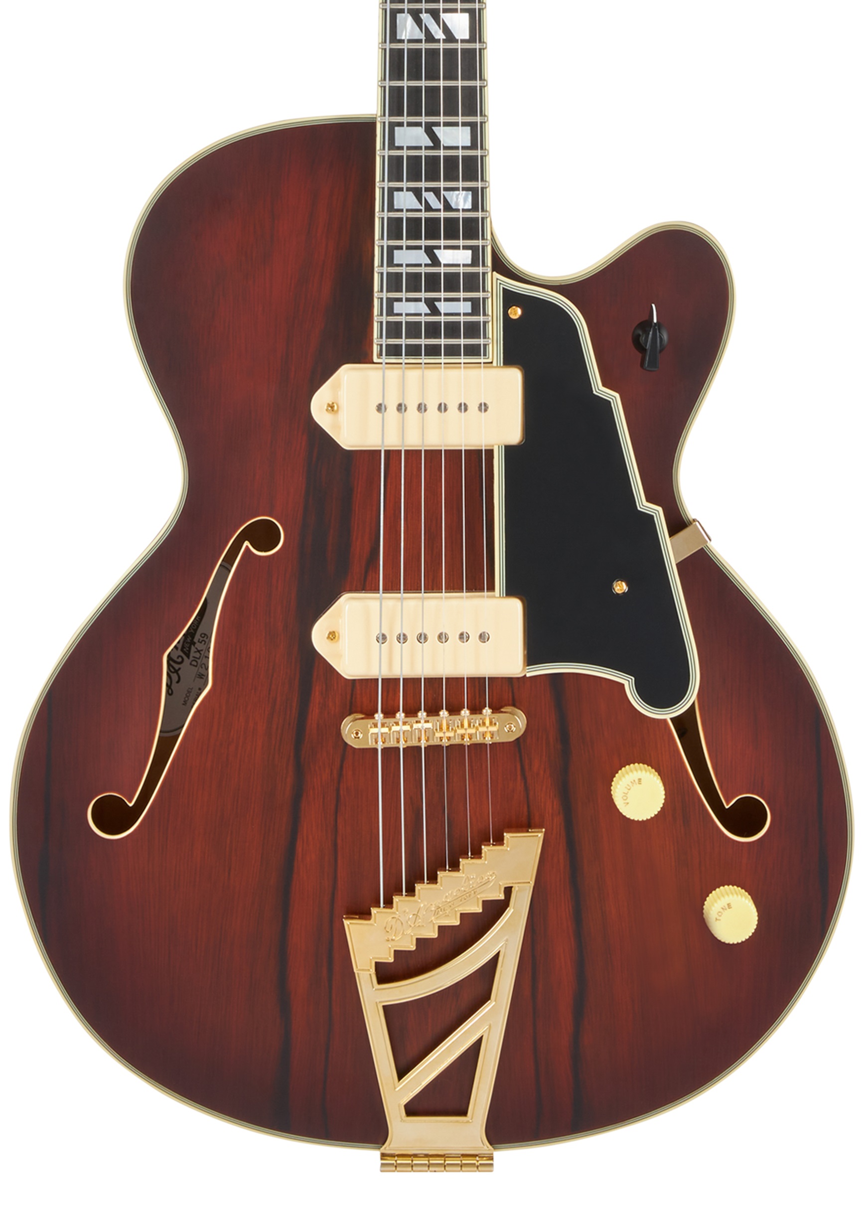 D'Angelico Deluxe 59 Satin Brown Burst (obrázek 3)